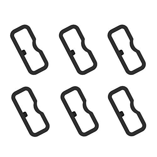 6-Pack Silicone Fastener Rings for Garmin Vivosmart & Vivofit Bands