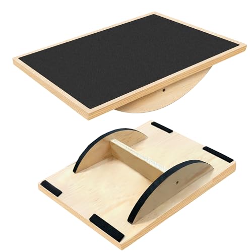 Wooden Balance Board for Adults - Professional Wobble Board