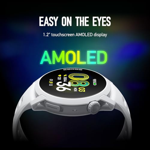Ultralight Sport GPS Watch - 1.2" AMOLED, Heart Rate Monitor