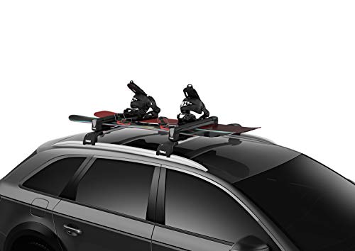 Ski & Snowboard Rack - Medium (4 Pairs/2 Boards) - Black