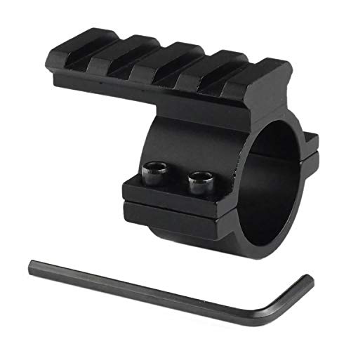 1-Inch Scope Ring Mount with Picatinny Weaver Rail for Tactical Accessories