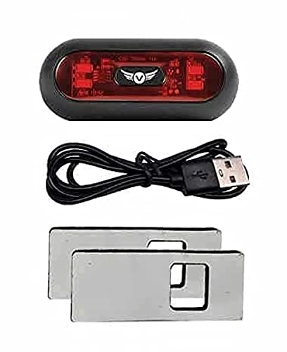 VERSATTA Helmet Light Version 1 - USB Rechargeable LED Motorcycle & Bike Rear Safety Light