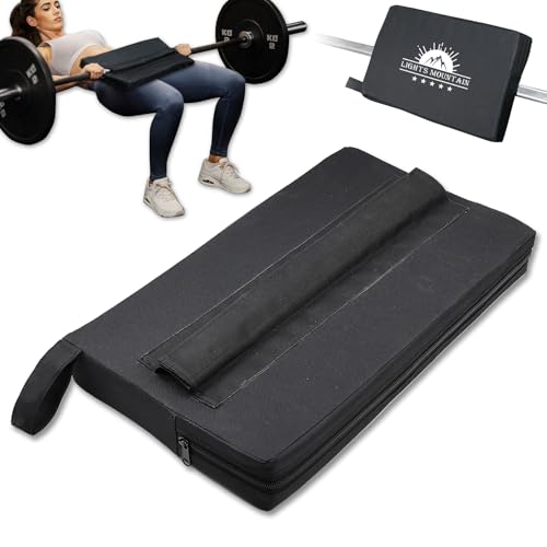 Extra Thick Barbell Pad for Hip Thrusts - Black