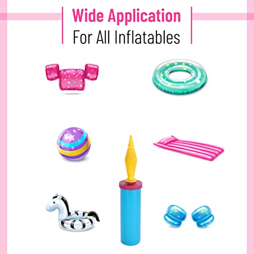 Balloon Pump Handheld - 2 Pack with Dual Action Design