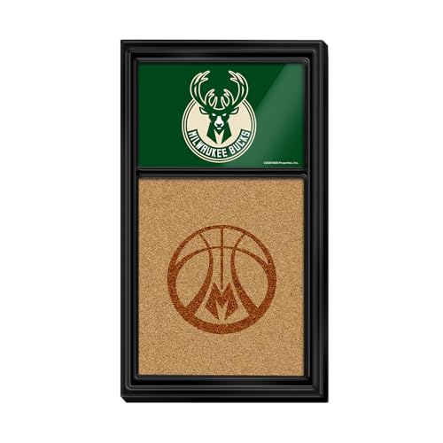 Milwaukee Bucks Cork Note Board - Sports Decor for Home & Game Room