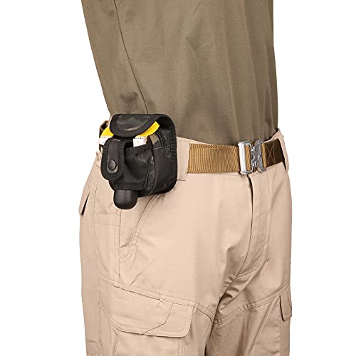 SunForMorning Tactical Slingshot Ball Pouch with MOLLE Black