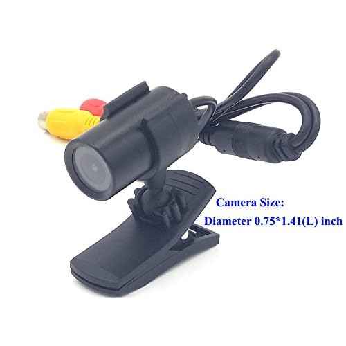 CCTV Hd Mini Bullet Security Camera 1200TVL 2.8mm Wide Angle Lens with Bracket Small Indoor Outdoor Surveillance Camera Analog Camera(DST-190CW)