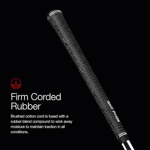 Golf Pride Tour Velvet Cord Golf Grip – Midsize, 1-Pack