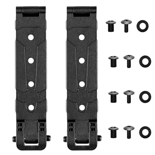 Molle Attachment Clips - 2 Pack with Mounting Hardware for Tactical Gear
