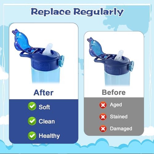 Bite Valve Replacement Spout for Zak Water Bottles - 2 Pack