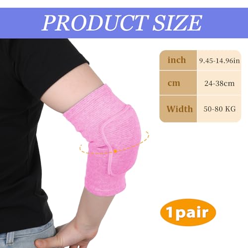 Breathable Elbow Pads - Anti-Collision Arm Protector for Fitness - Pink