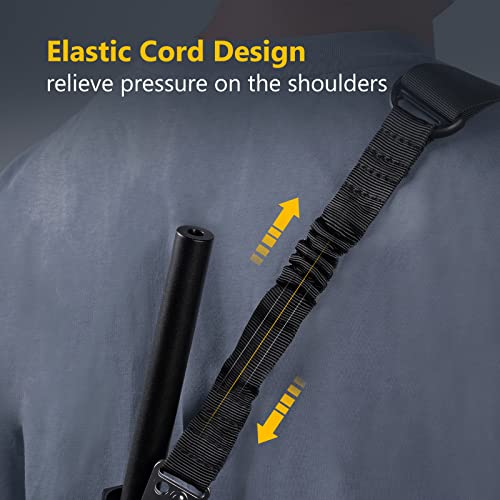 Adjustable Two-Point Sling with 360° Swivel - 62.2" Length