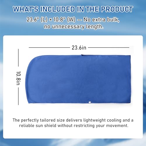 Cooling Hoodie Towels - 2-Pack Reusable Sweat-Absorbing Wraps