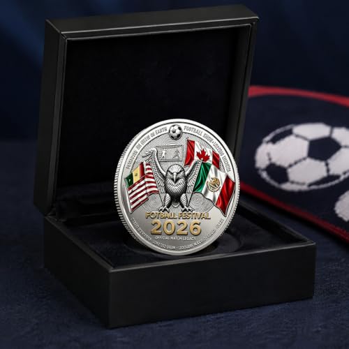 Soccer Challenge Commemorative Collectible with Flags