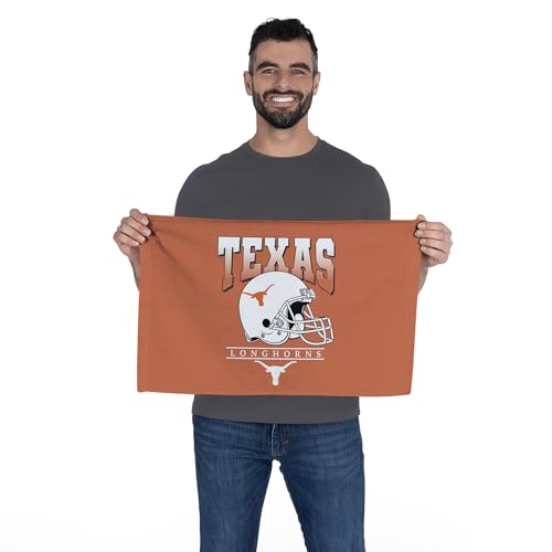 Texas Longhorns Rally Towel - 15 x 18 Inch Lightweight Fan Gear