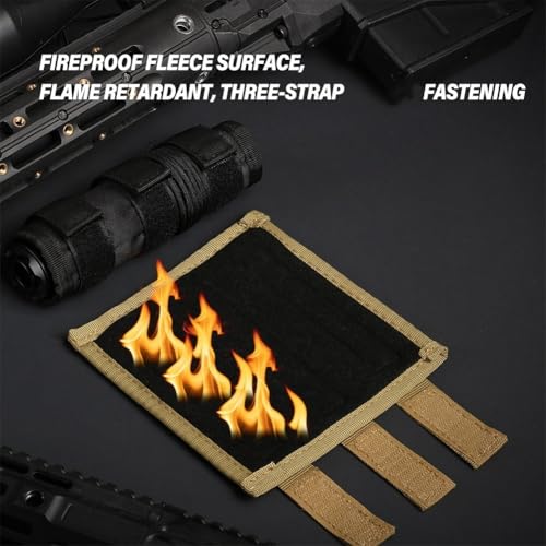 Tactical Suppressor Cover Sleeve - 4 Inch Heat Shield Wrap
