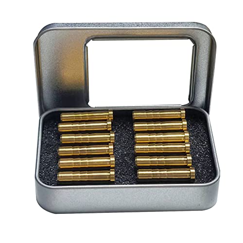 50 Grain Copper Arrow Inserts - 12 Pack for .244" Shafts