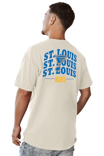 St. Louis Blues NHL Unisex T-Shirt Ivory Medium Officially Licensed
