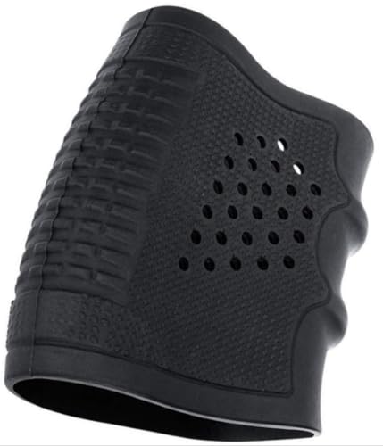 Tactical Rubber Grip Sleeve for Glock Pistols - Black