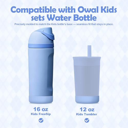 Silicone Bottle Boot for Owala Kids Water Bottles - Out of the Blue