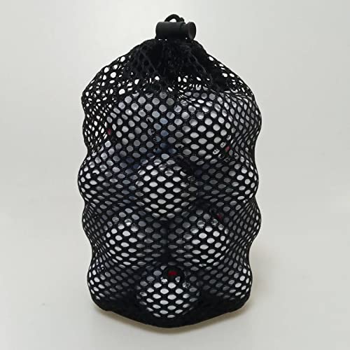2-Pack Mesh Storage Bag for Golf Balls, Ping Pong, & Small Items - 5.9x11-inch