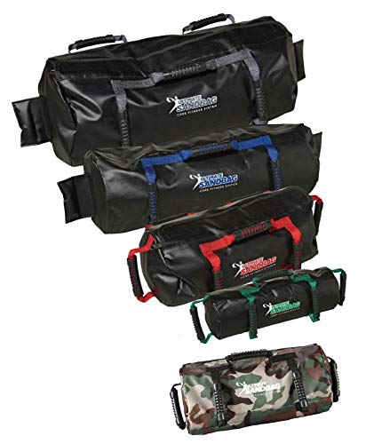 Heavy Duty Workout Sandbag - Adjustable Weights up to 40 lbs - Black