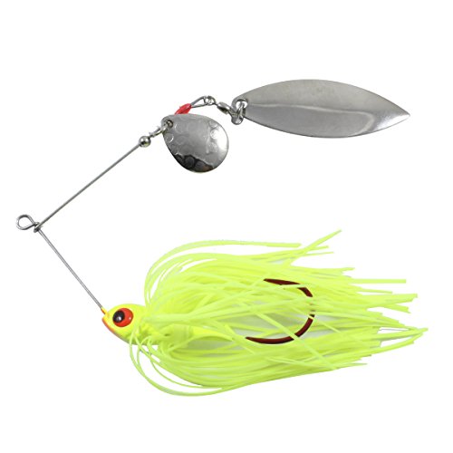 Reed Runner Tandem Spin Spinner Bait - Blackbird / 1/2 Oz