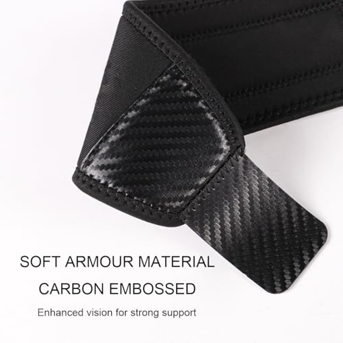 Adjustable Compression Wrist Support Brace - Carbon Fiber Black