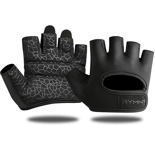 Weight Lifting Gloves for Men & Women - Black, Medium Size