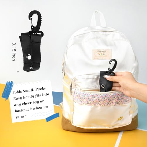 Pom Pom Holder Hanger with Snap Button - Black
