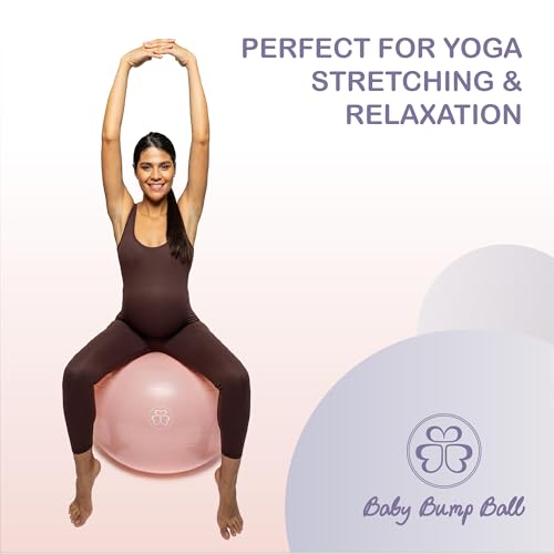 Baby Bump Birthing Ball for Pregnancy & Labor - Anti-Burst, Non-Slip Exercise Ball