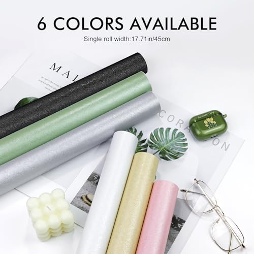 Beige Silk Peel and Stick Wallpaper 17.7 inch X 120 inch Self-Adhesive Embossed Textured Contact Paper Removable Waterproof Vinyl Roll for Bedroom Cabinet Furniture