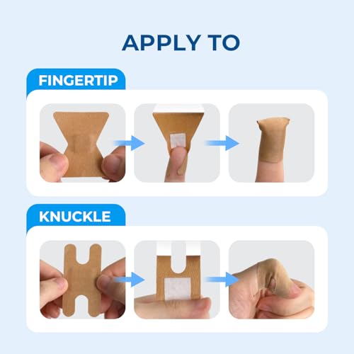 High Elasticity Bandages - 50 Pack, Assorted Sizes for Finger Protection