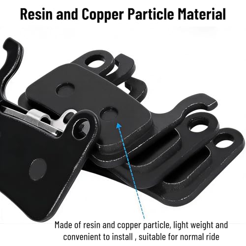 Bike Brake Pads Set for M956, Semi-Metal Disc Brake Replacement, Lightweight & Long-Lasting