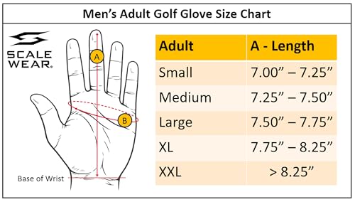 Large Worn on LH Funny Golf Gloves with Ball Marker - Crude Gag Gift