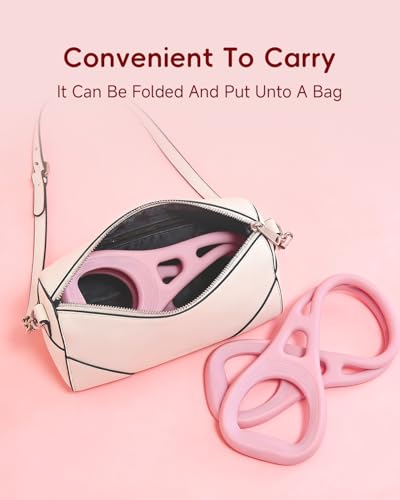 Thickened TPE Figure 8 Resistance Bands for Women - Purple