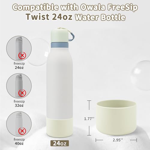 Silicone Boot for Owala FreeSip Twist 24oz - Iced Breeze - 2pcs