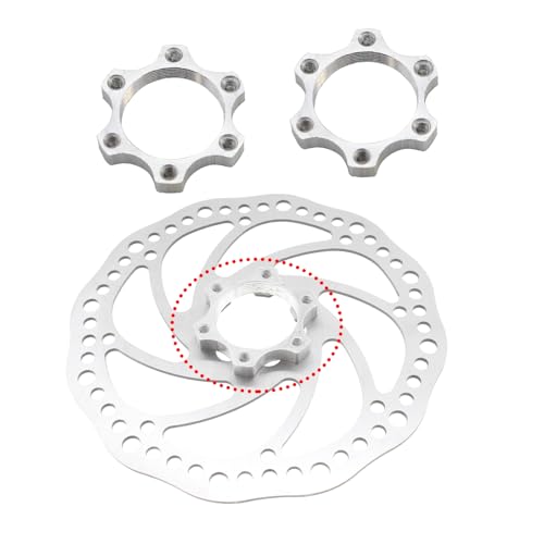 Bike Freewheel Threaded Hubs - Aluminum Alloy Disc Brake Adapter