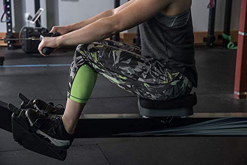 Memory Foam Cushion for Rowing Machine - Black