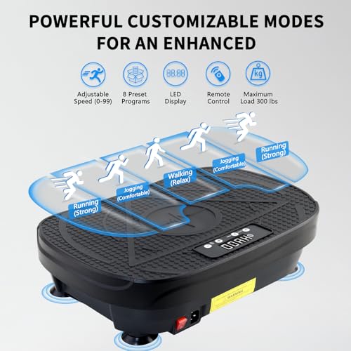 Vibration Plate Exercise Machine for Weight Loss & Muscle Toning