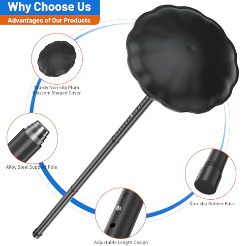 Adjustable Golf Travel Bag Support Pole - Heavy-Duty Alloy Steel, 27-56 Inch