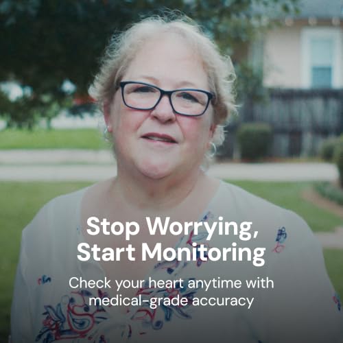 Personal EKG Monitor - FDA-Cleared 30-Second Heart Rhythm Checker