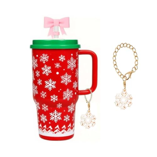 5PCS Christmas Accessories for Stanley Cup Tumbler - Keychain Charms