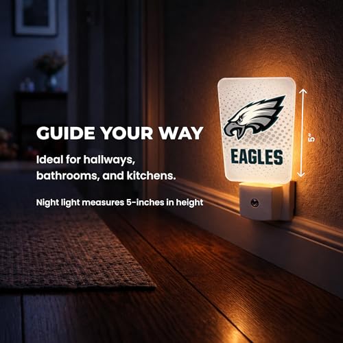 NFL Buffalo Bills LED Night Light with Auto-Sensor & 3 Settings