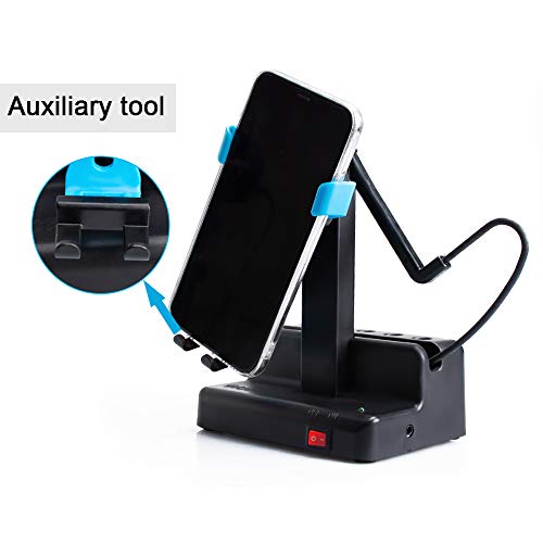 Electric Phone Swing Pedometer for Pokémon Go - White & Blue