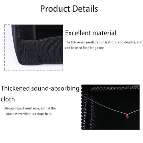 Soundproof Slingshot Target Box - 11.8 Inch Portable Shooting Practice
