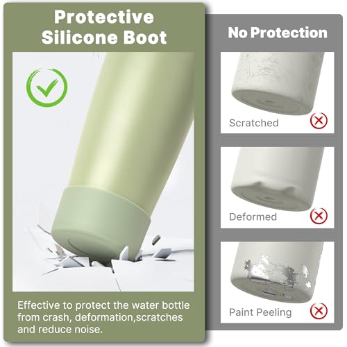 Silicone Boot for Owala 30oz & 40oz Bottles - Mint Green