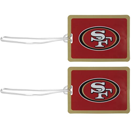 San Francisco 49ers Vinyl Luggage Tags - Set of 2