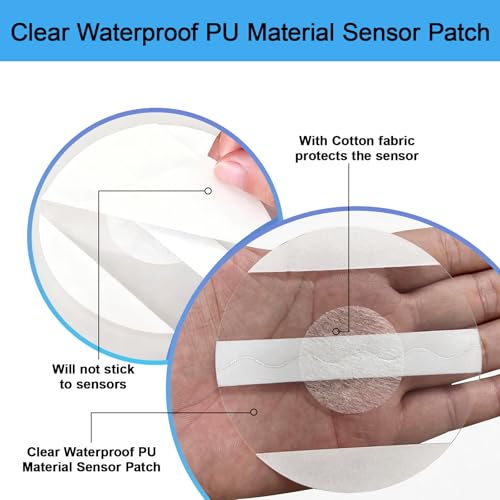 40 Pack Freestyle Libre 2 Sensor Covers - Waterproof Adhesive Patches