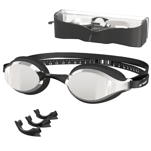 Anti-Fog Polarized Swimming Goggles - Silver